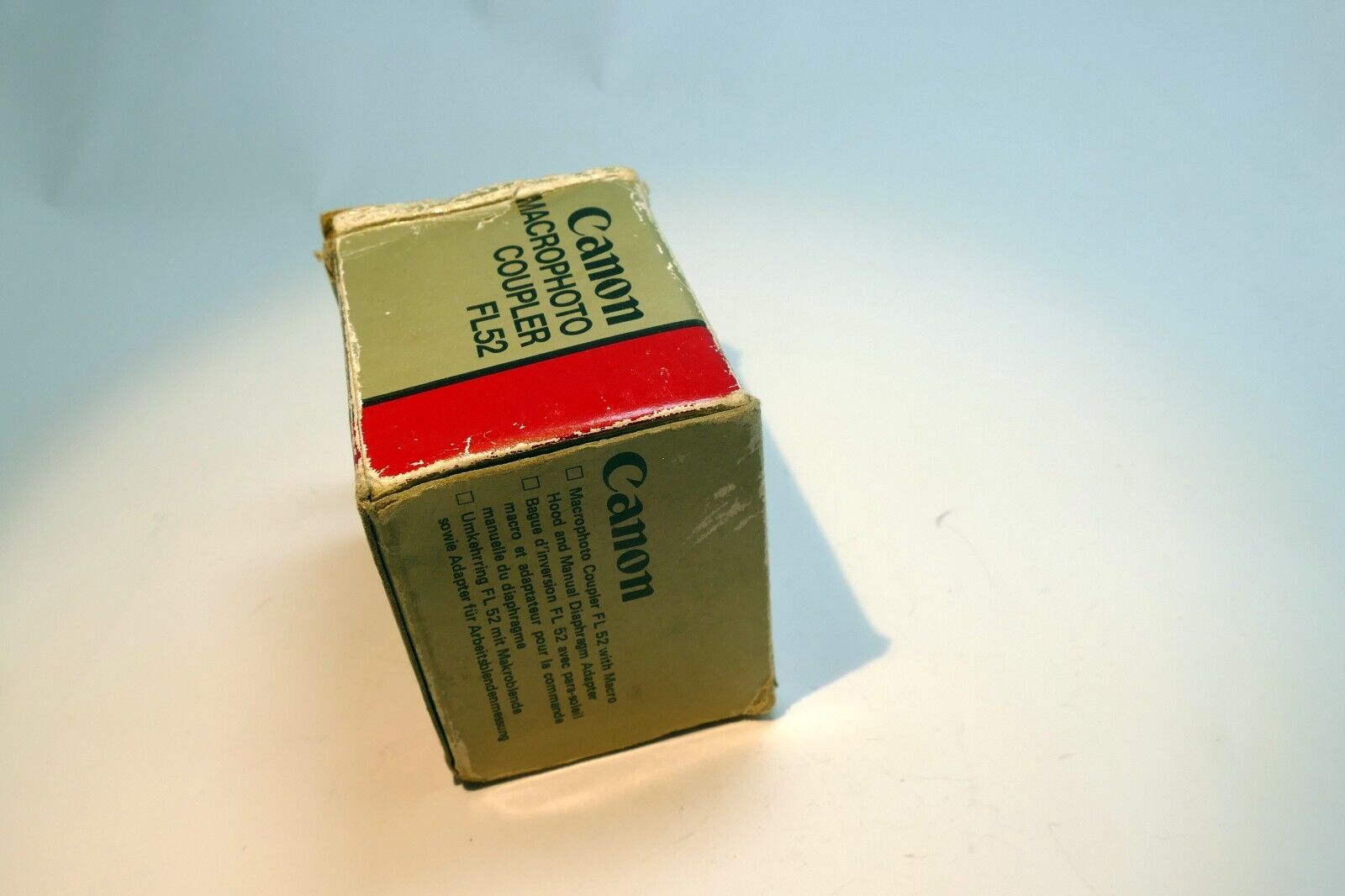 empty lens box (only) for Canon Macrophoto coupler FL52
