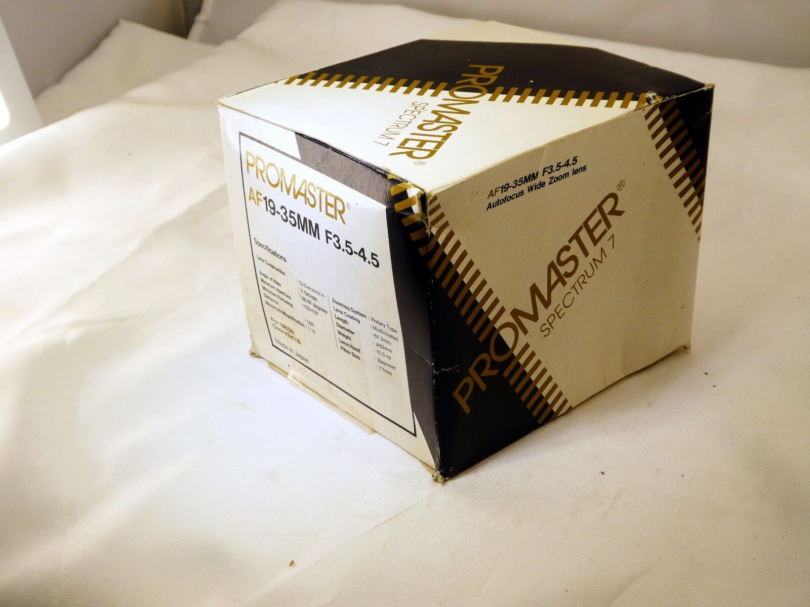 Empty Box  for Promaster AF 19-35mm f3.5-4.5 Lens - vintage