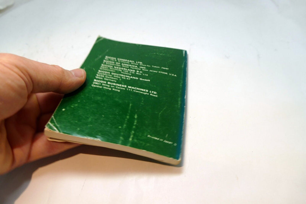 Ricoh KR-5 camera Instructions manual Guide English E It Sv Fr Ned