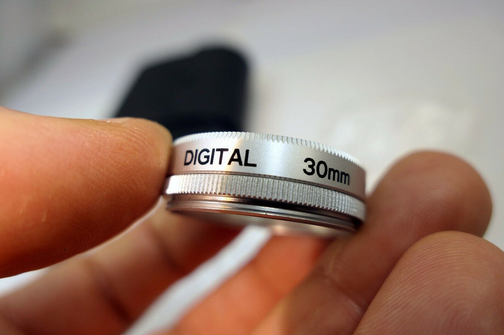 Digital FL-D UV PL glass lens Filter 30mm threaded pack of three kit set of 3