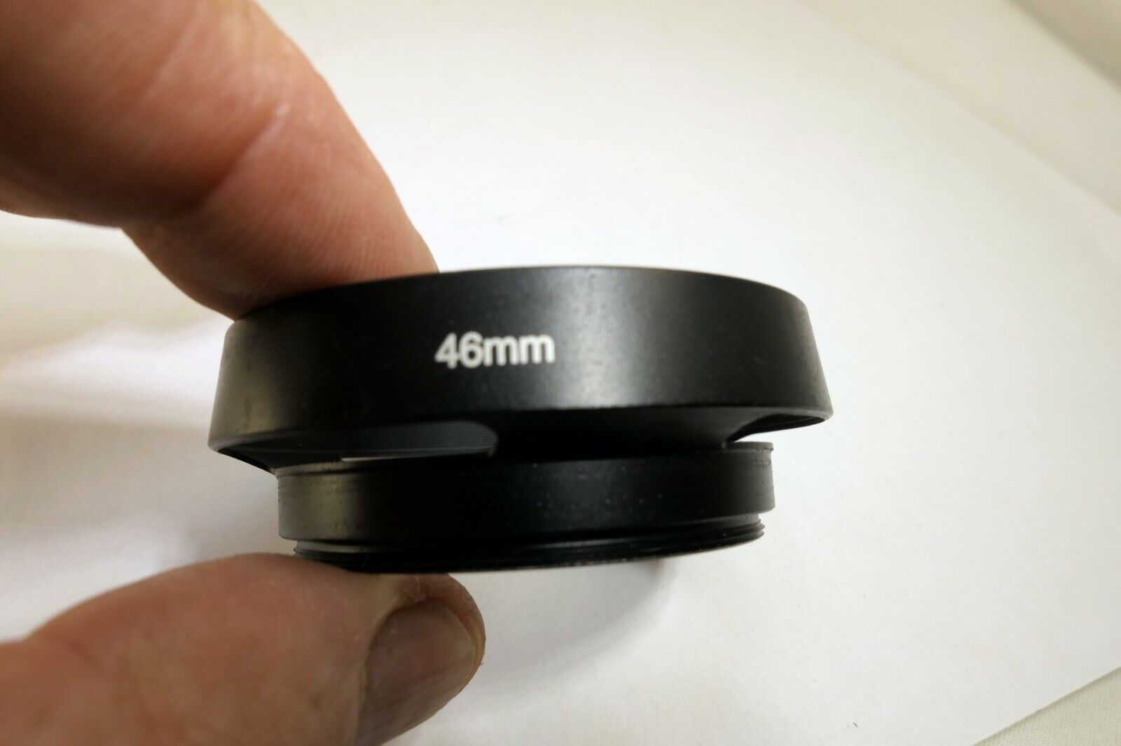 46mm thread metal Lens Hood Vented Shade threaded for TLR