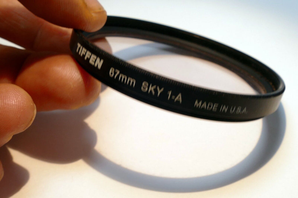 Tiffen 67mm filter made in USA 1A Sky skylight warming for overcast day