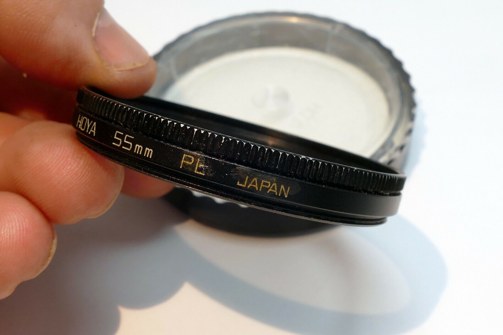 Hoya 55 mm Filter Polar PL Linear with plastic case made in Japan