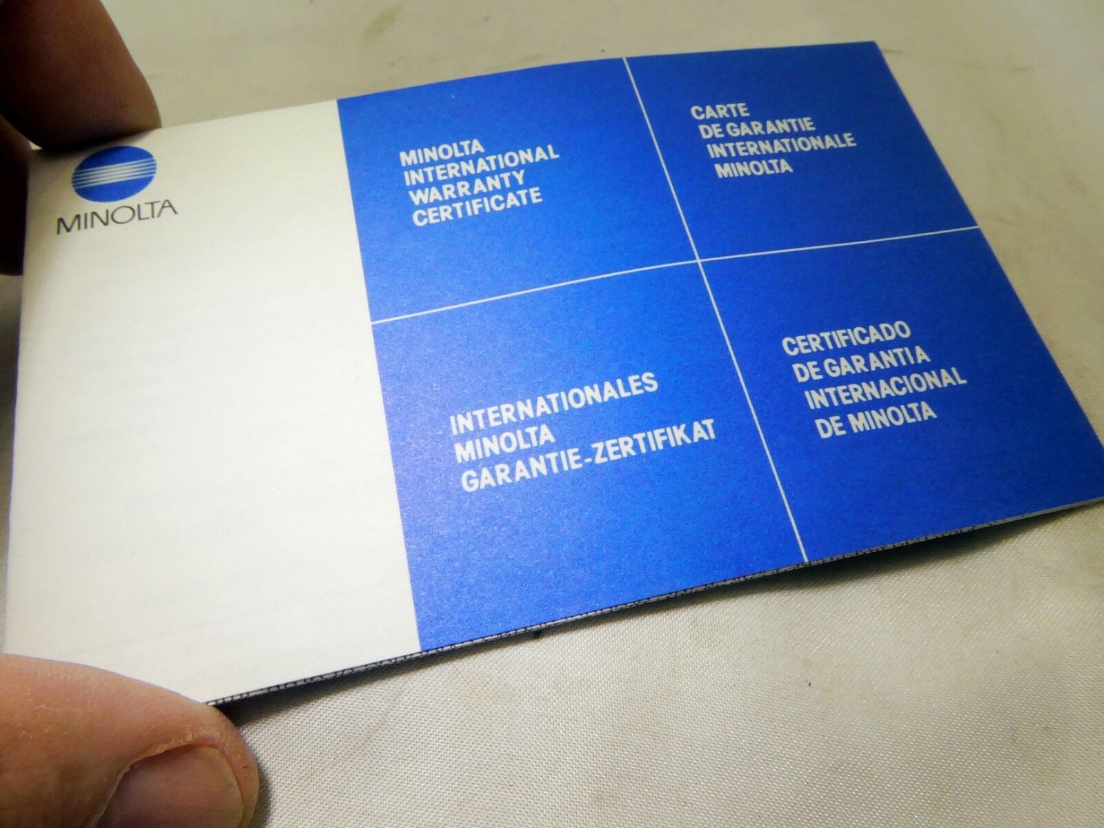 Minolta MAXXUM 50mm AF f1.7 Lens Guide Manual Book Booklet Photography