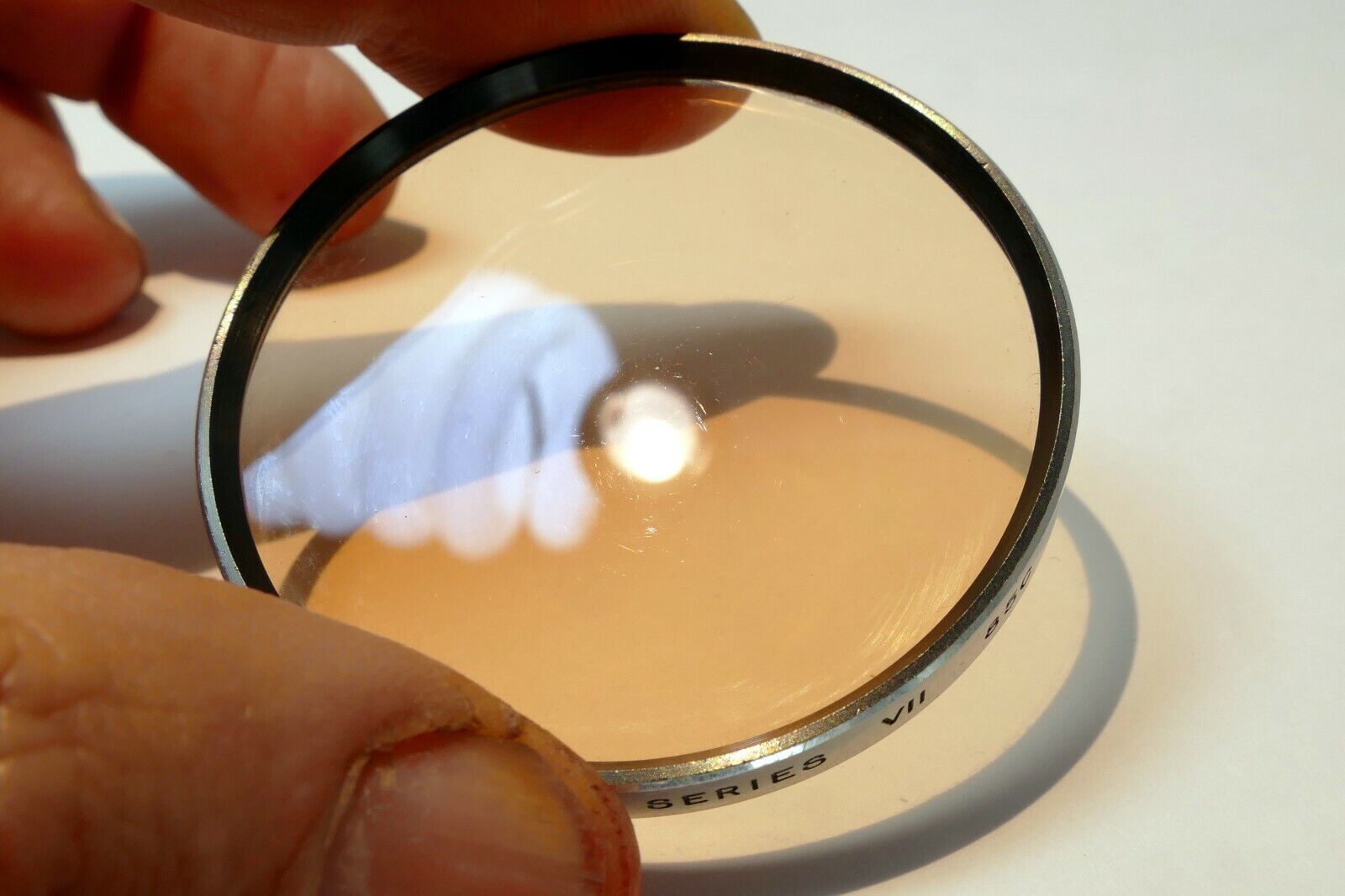 Spiralite Lens filter drop in series 7 VII  85C Convert 4900°K to 3200K Tungsten