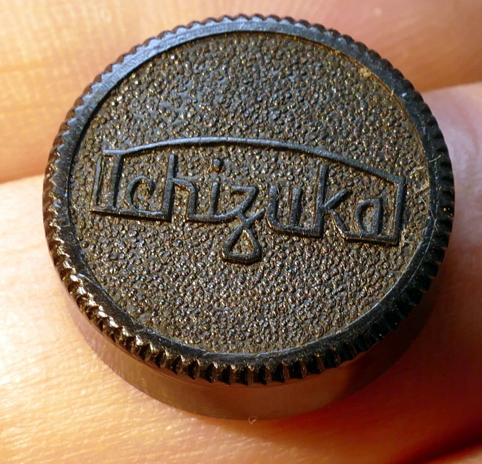 Ichizuka  15mm Screw-in Plastic Lens Front Cap for  1 1/2"  8mm f1.9 C-mount