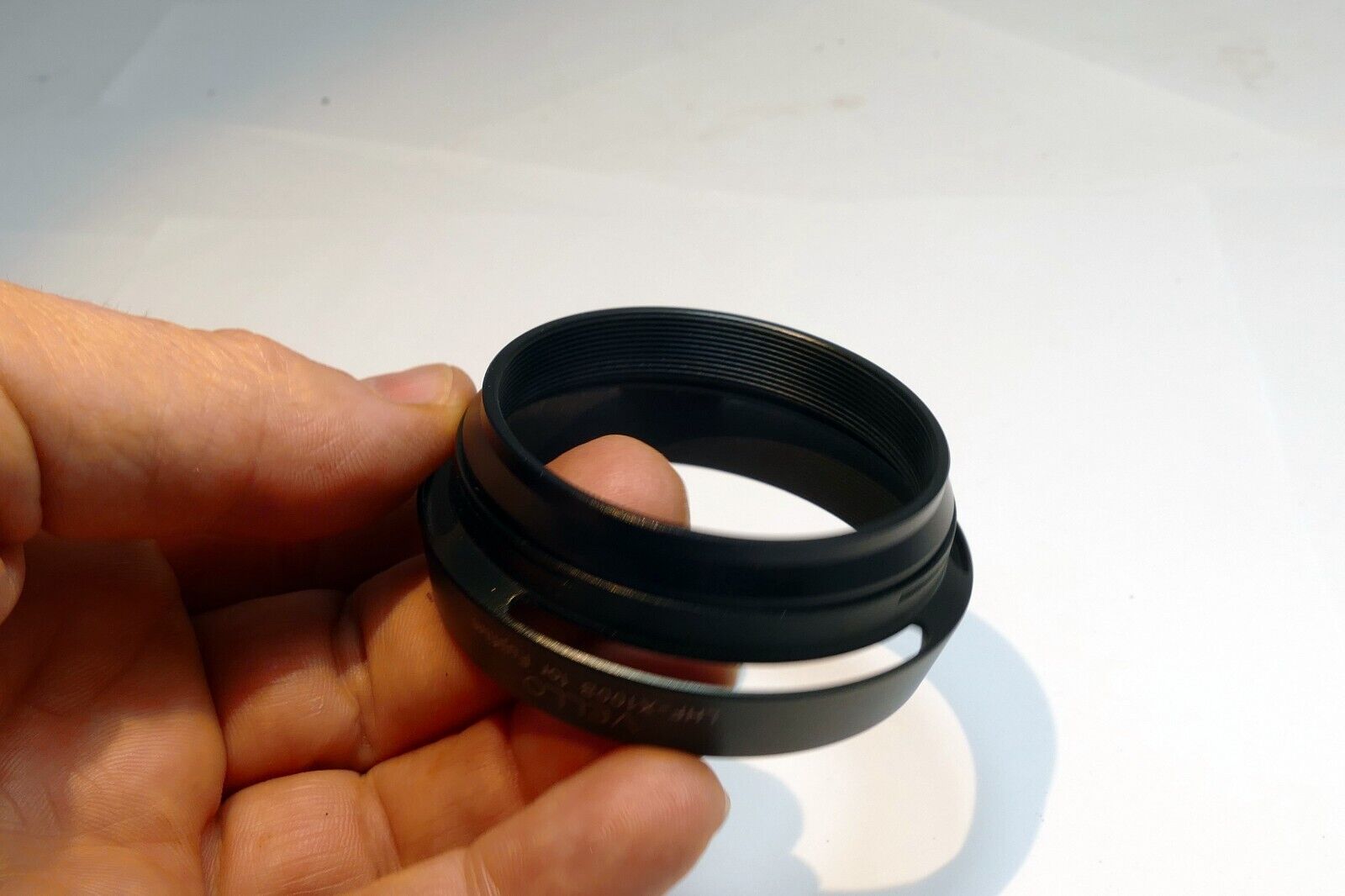 49mm Adapter ring for JJC LH-X100 Hood Shade for Fujinon X100 camera lens BLACK
