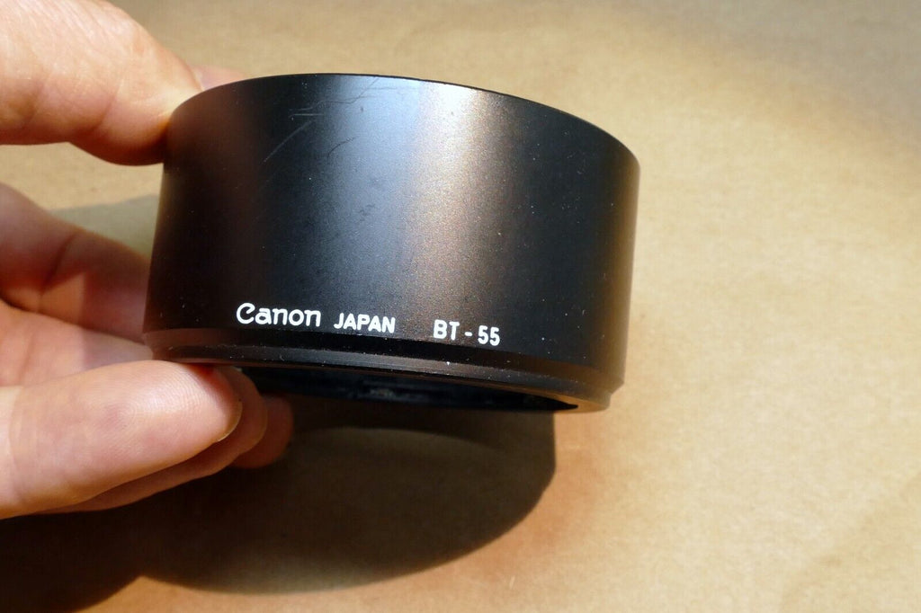 Canon BT-55  Hood for FD 85mm f1.8 100mm f2.8 Lens shade - OEM Genuine