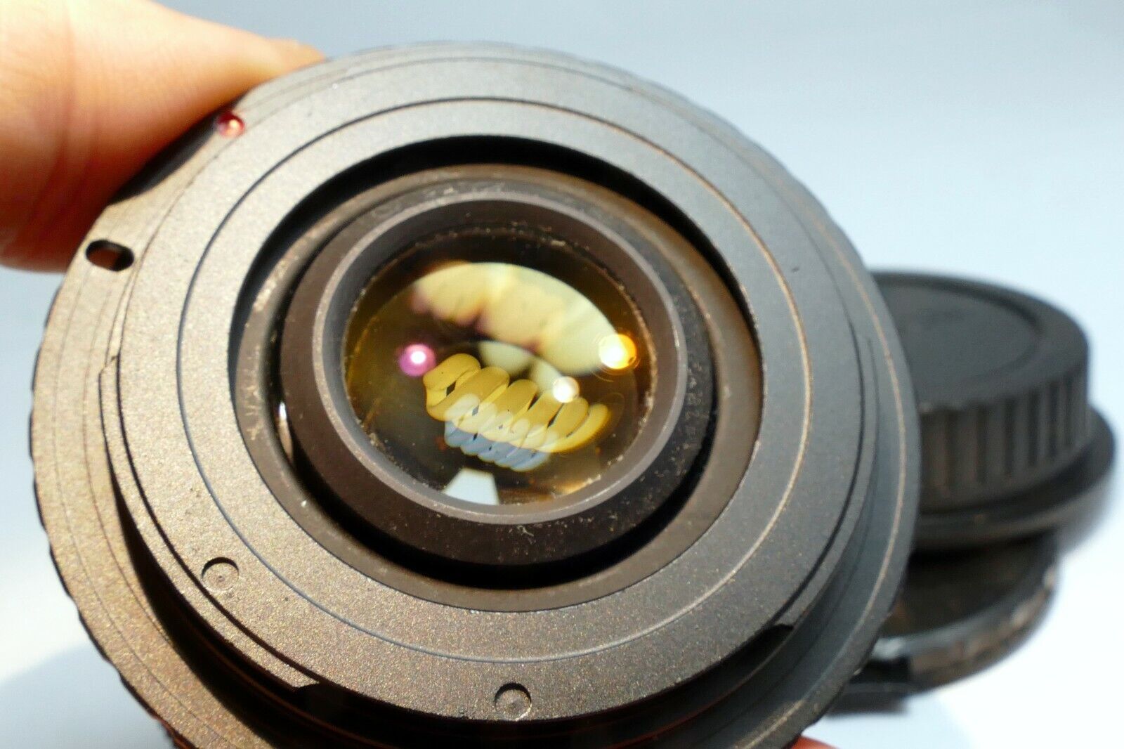 Yashica 50mm f1.9 M42 Lens adapted to Canon EOS EF SLR cameras T7i T8i 90D 80D