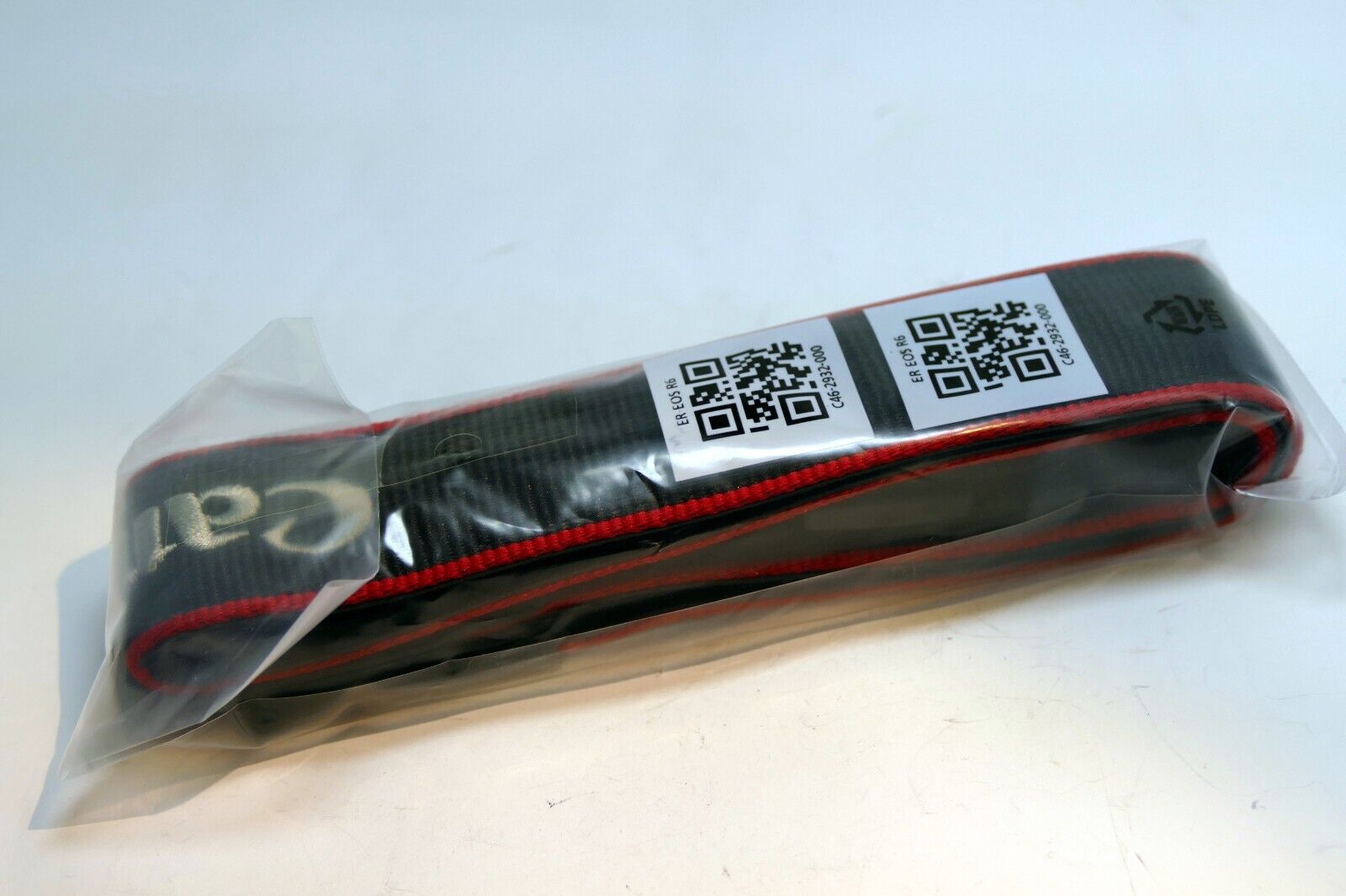 Canon EOS R6 Digital Camera Neck Shoulder Strap Black-Red - Genuine OEM