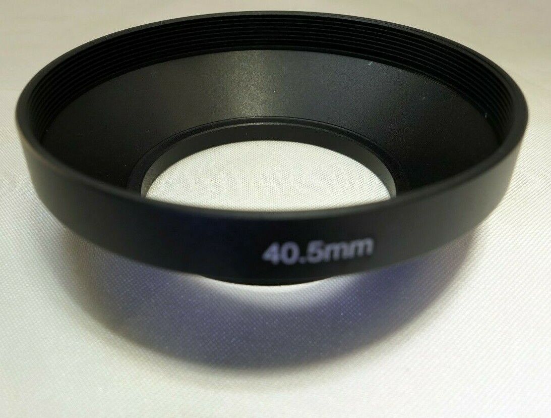 40.5mm Metal Sturdy LENS hood Wide Angle screw w/ threaded in front rim 62mm 3cm