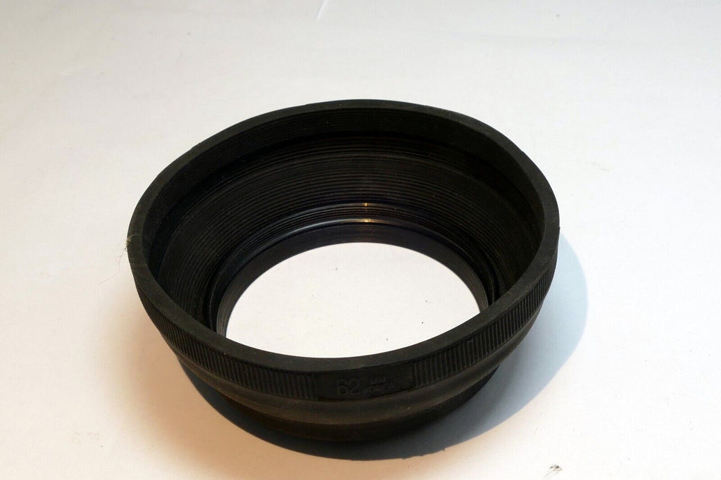 62mm Lens Rubber Hood double threaded for telephoto lenses 200mm 300mm f5.6