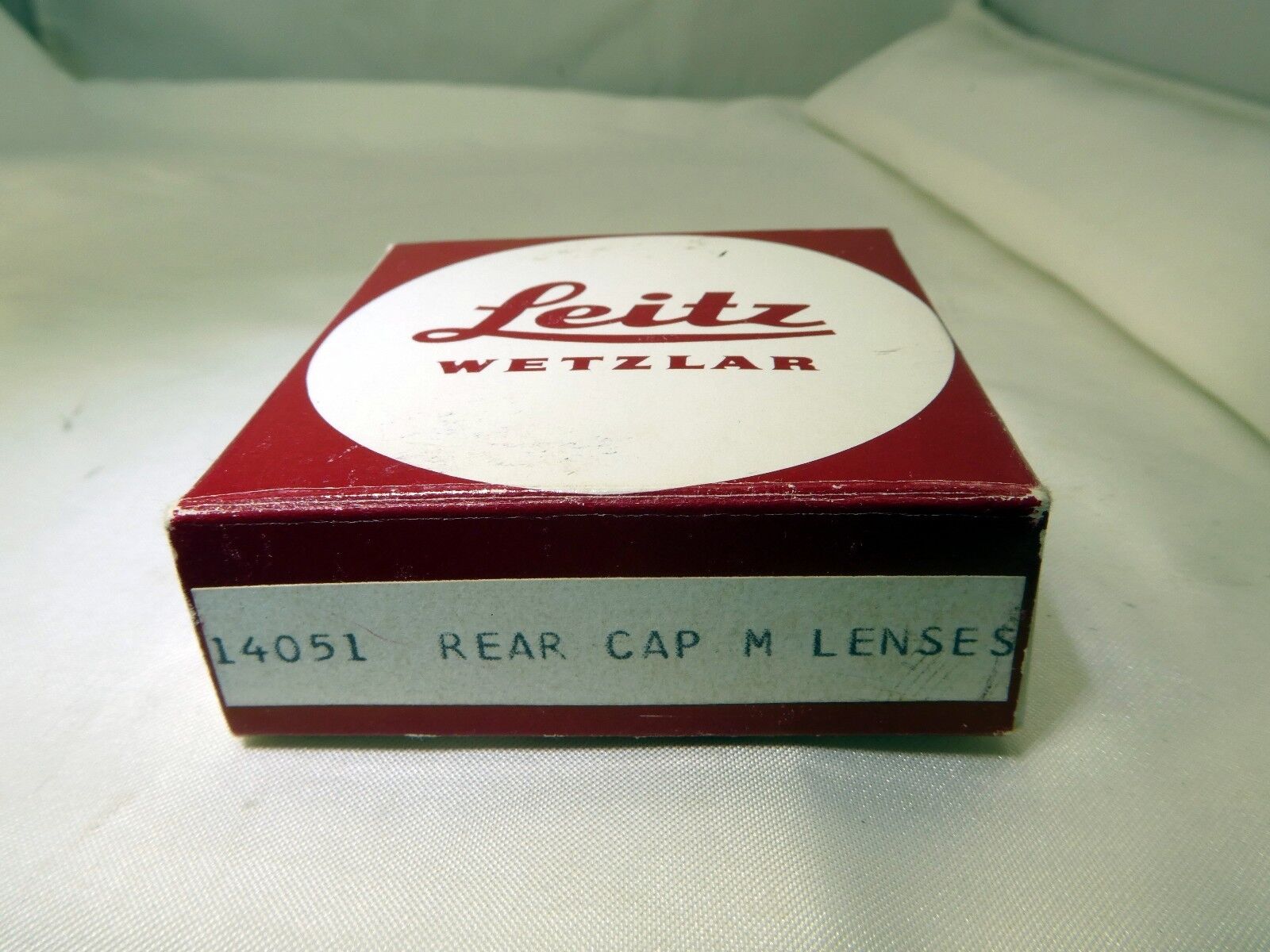Empty Paper Box for Leica 14051 Rear Lens CAP vintage OEM