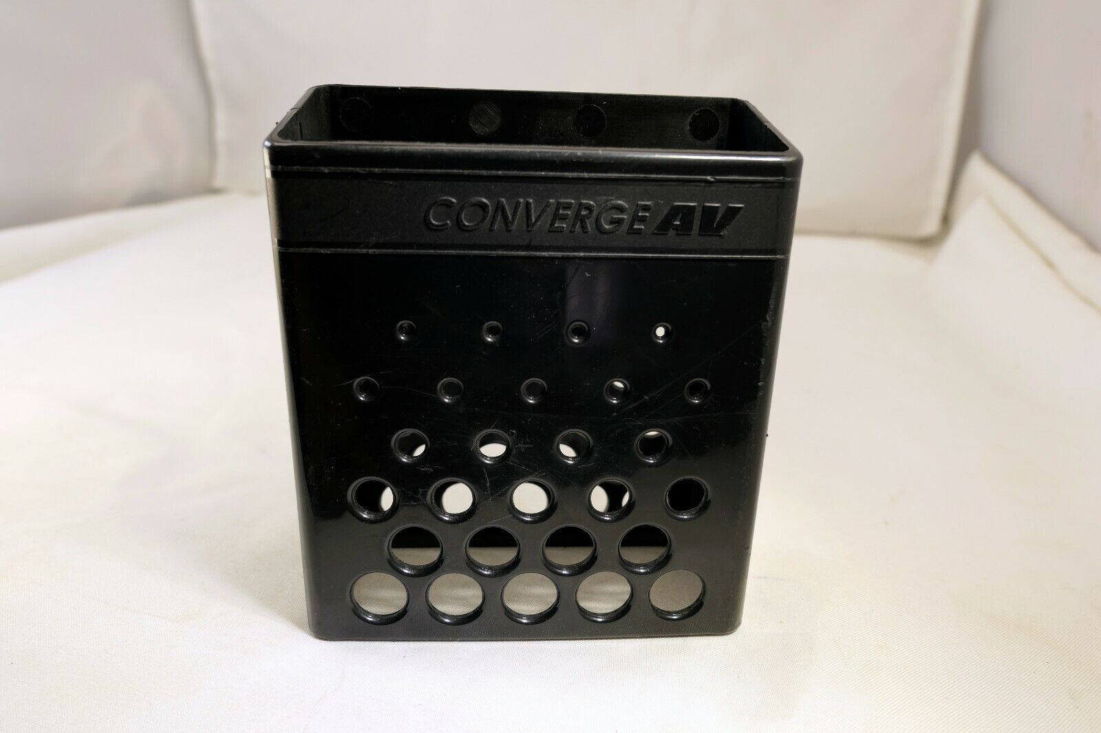 Converge AV Video Converter HDTV  VGA Holder Case plastic 3X1.5" 