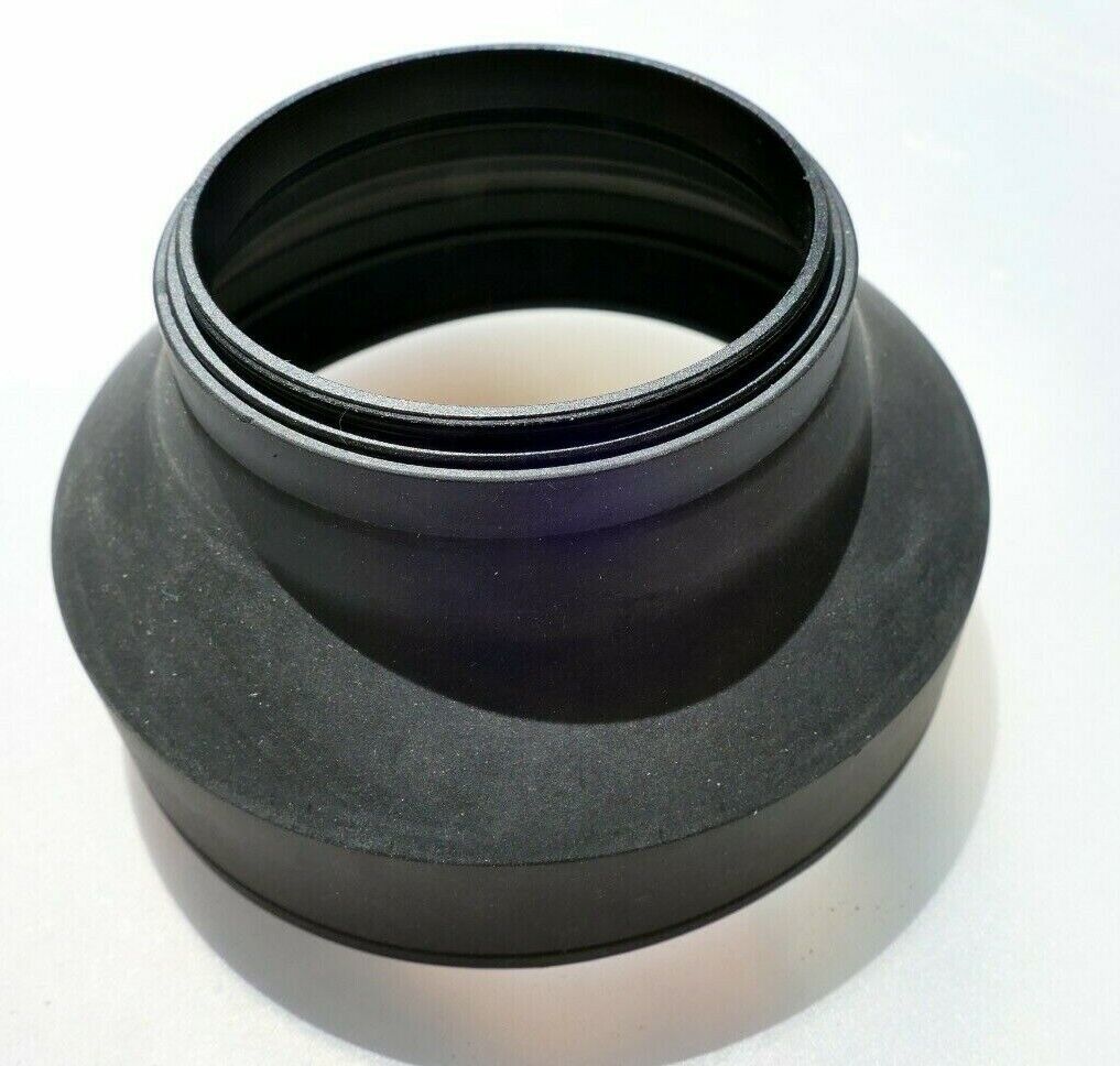 58mm Rubber Lens Hood Shade double threaded Telephoto 200mm 300mm 80-200mm