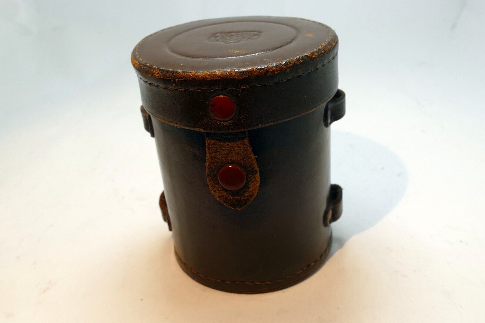 NIKON Lens Leather Storage Protective Hard Case for 105mm f2.5 P.C rangefinder