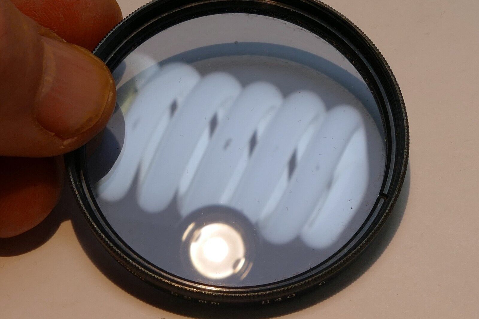 Toshiba 52mm Filter  B40 40B  Blue made in Japan  Coated