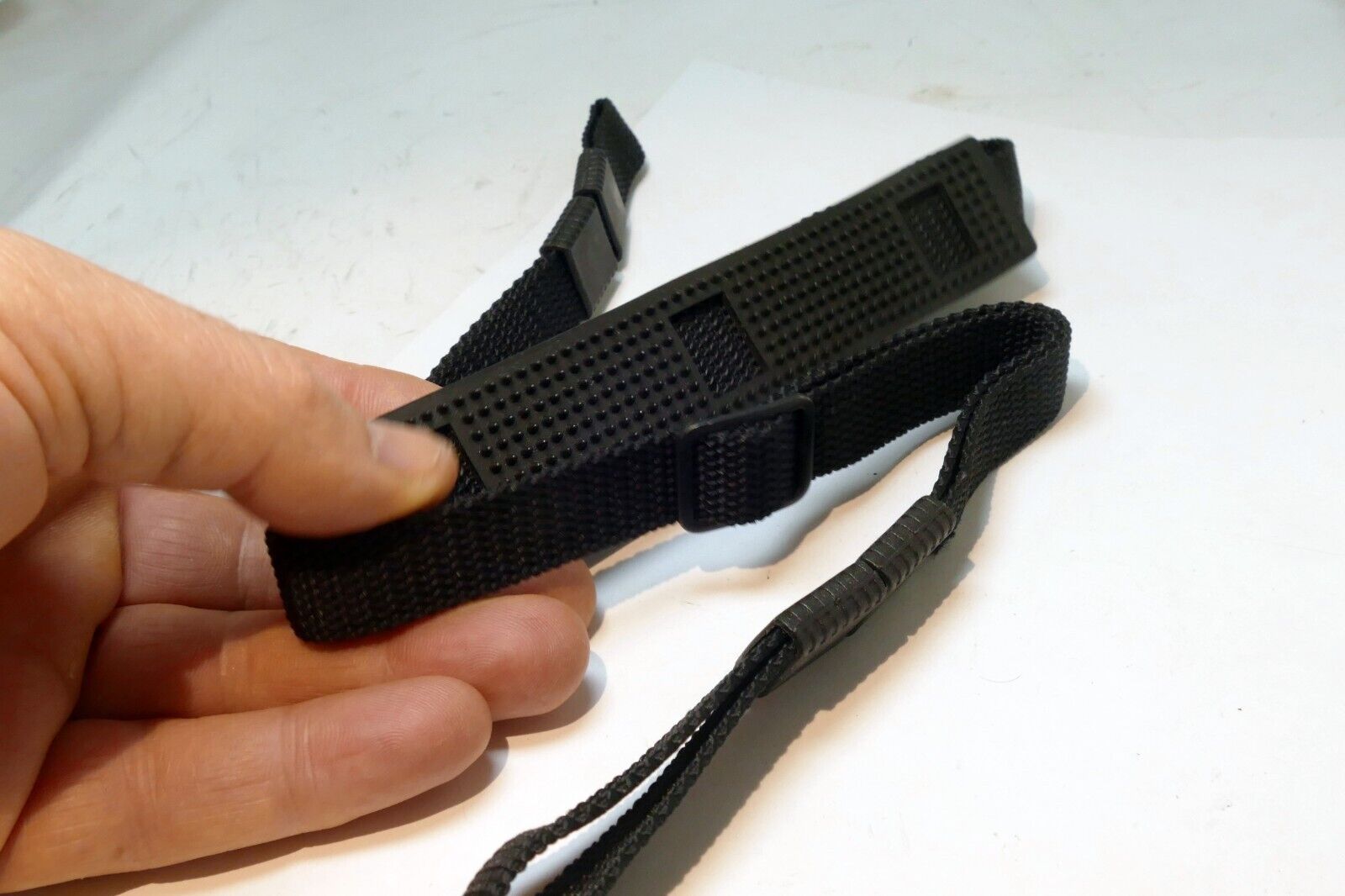1.5cm wide Rangefinder  Camera Strap Black Nylon sturdy vintage