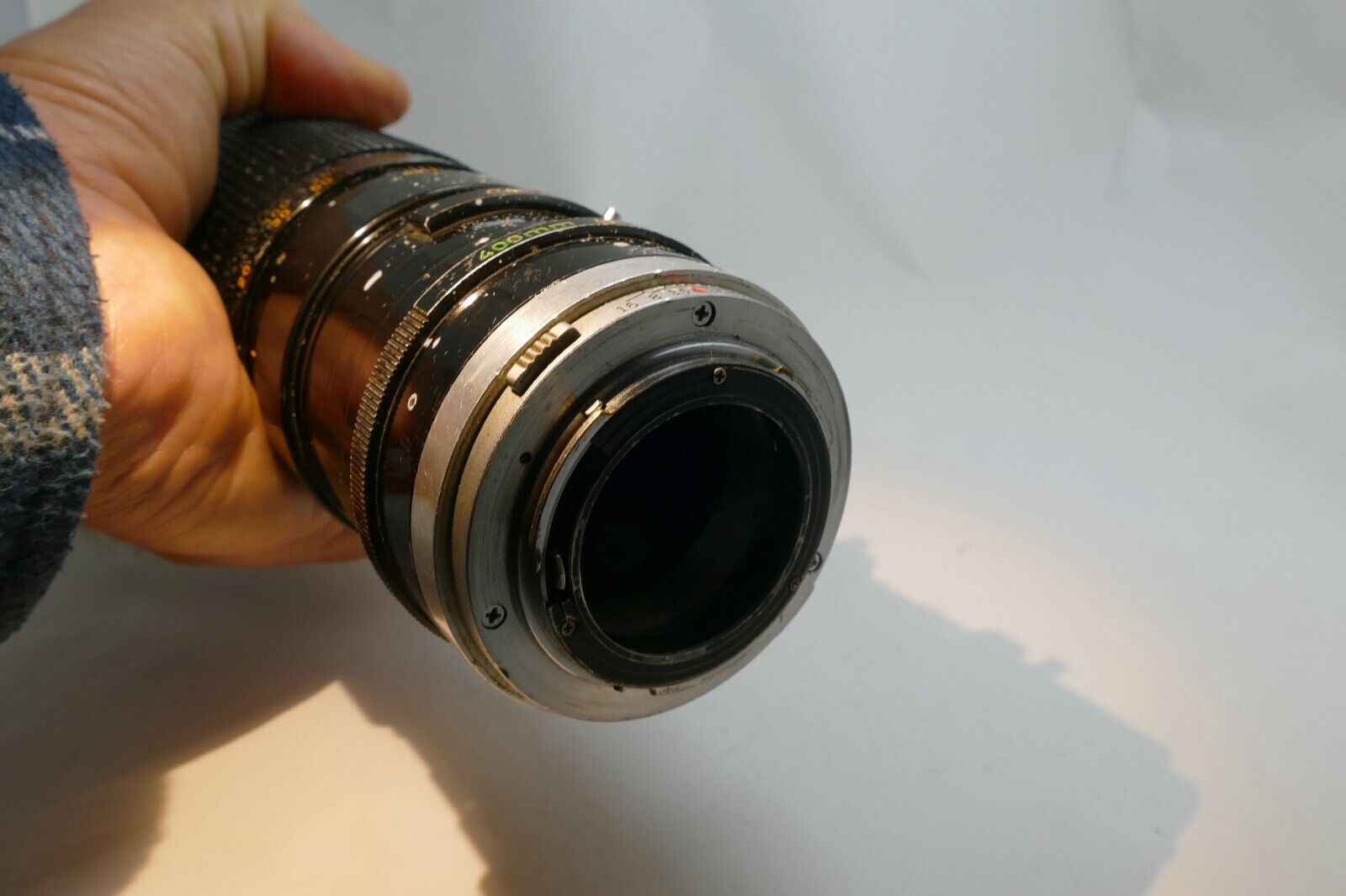 Canon FD 400mm f4.5 SSC Lens converted to Olympus OM mount OM-1n 2N 4ti