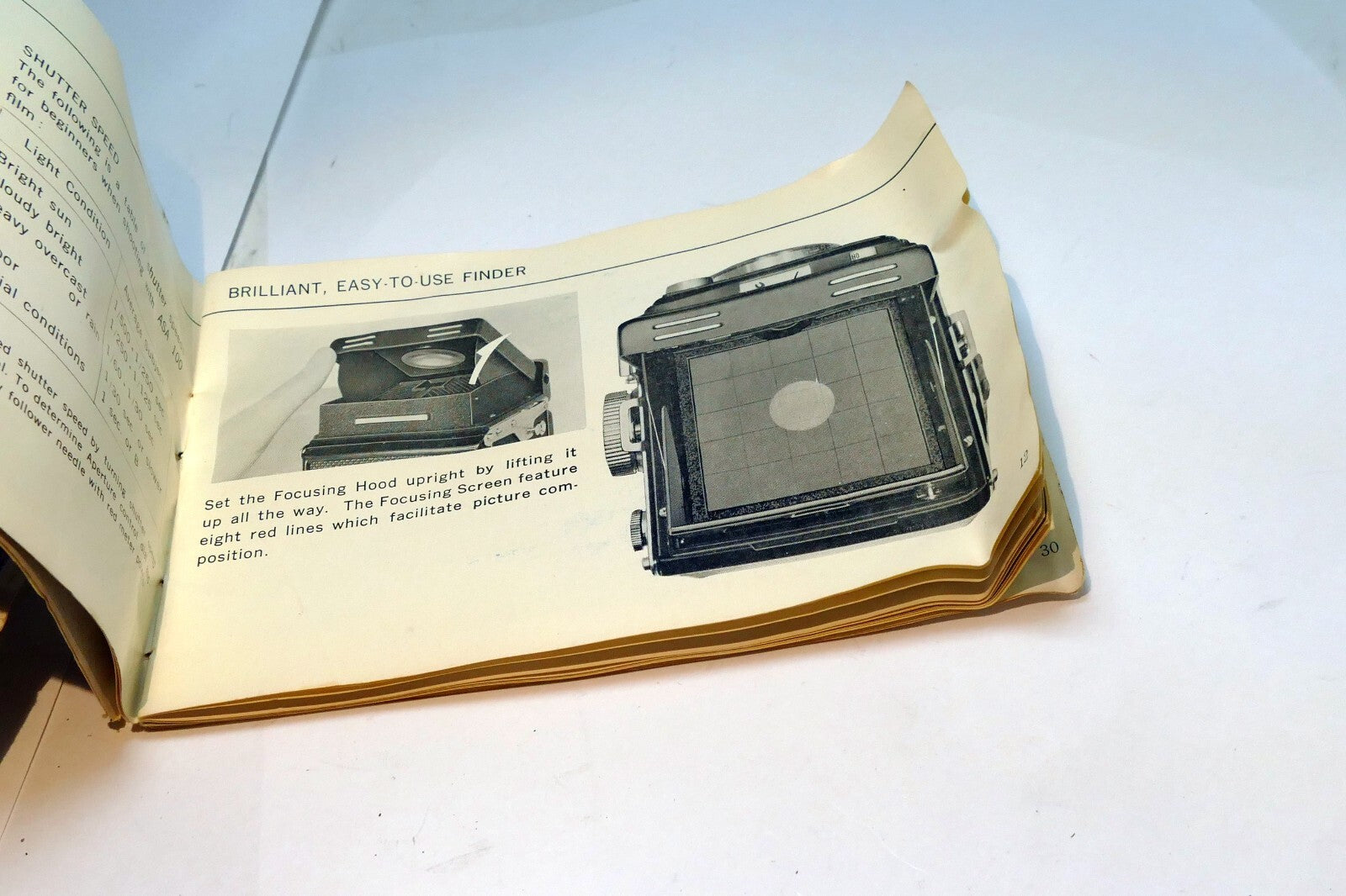 Yashica TLR 12 Camera guide manual  Booklet 66 vintage 6X6