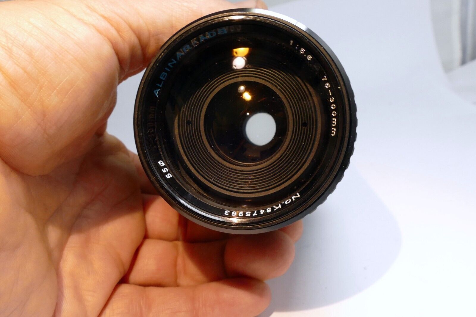 Albinar 75-300mm f5.6 MD Minolta Lens -   with fungus inside - as is for parts