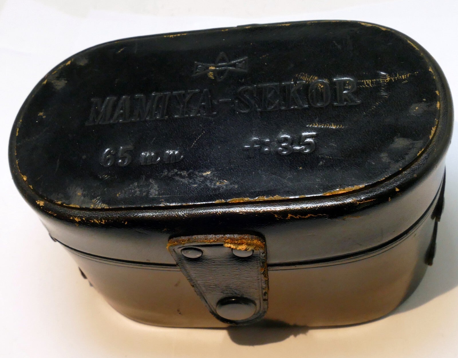 Mamiya Lens case for Sekor 65mm f4.5 hard case  for TLR  lenses (black)