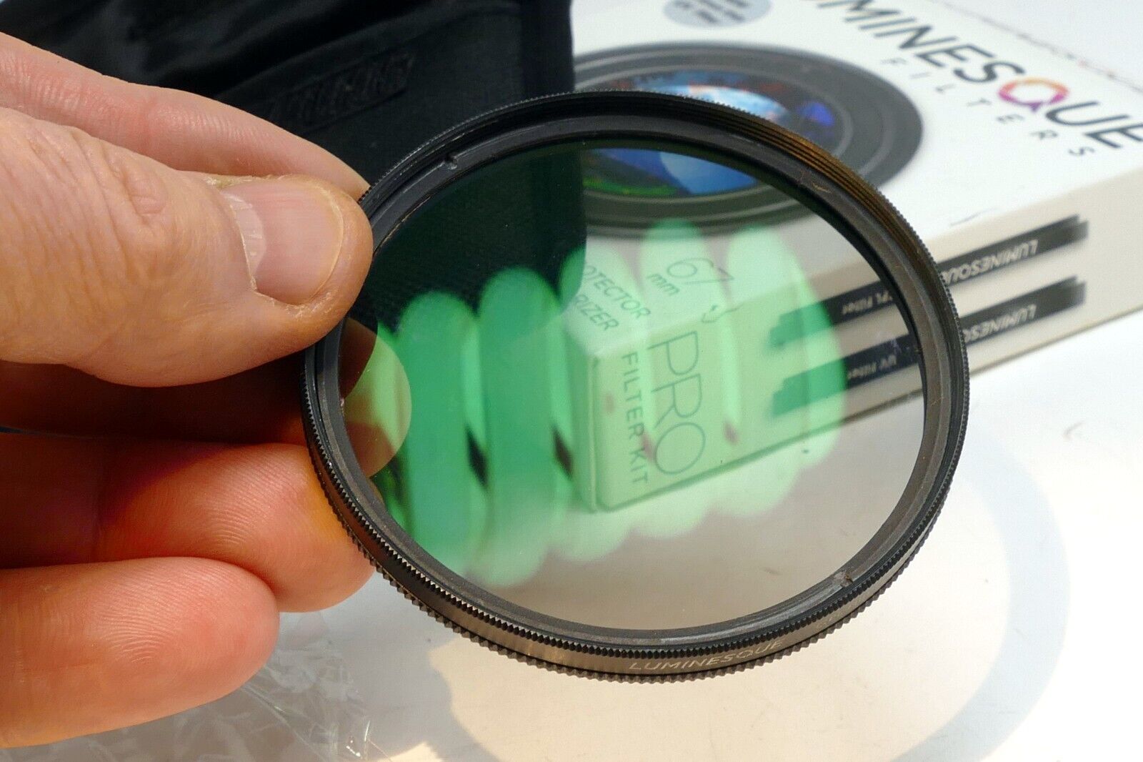 Luminesque 67mm Filter C-PL Circular Polarizer with soft case wallet