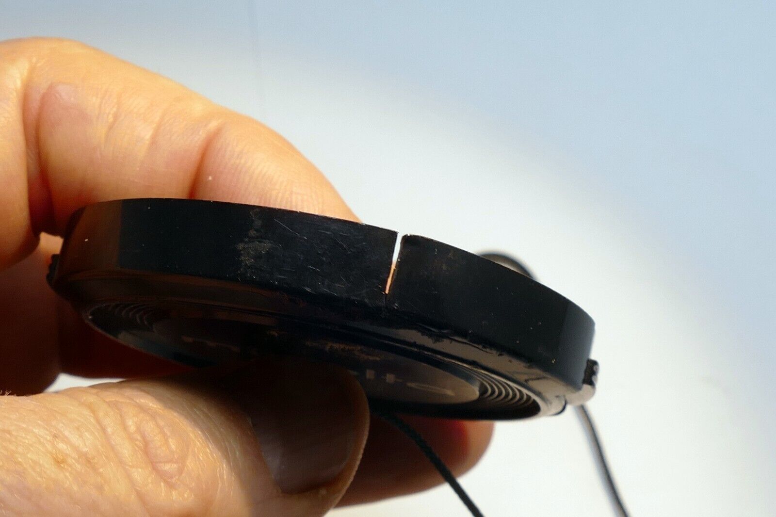 Minolta 55mm Lens Cap for 50mm f1.4 f1.7 Rokkor XG - damaged - EOM Genuine