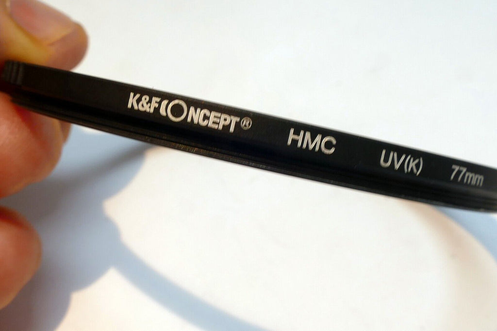 K&F Concepts HMC 77mm Lens Filter UV (K) Slip profile WIDE ANGLE lenses