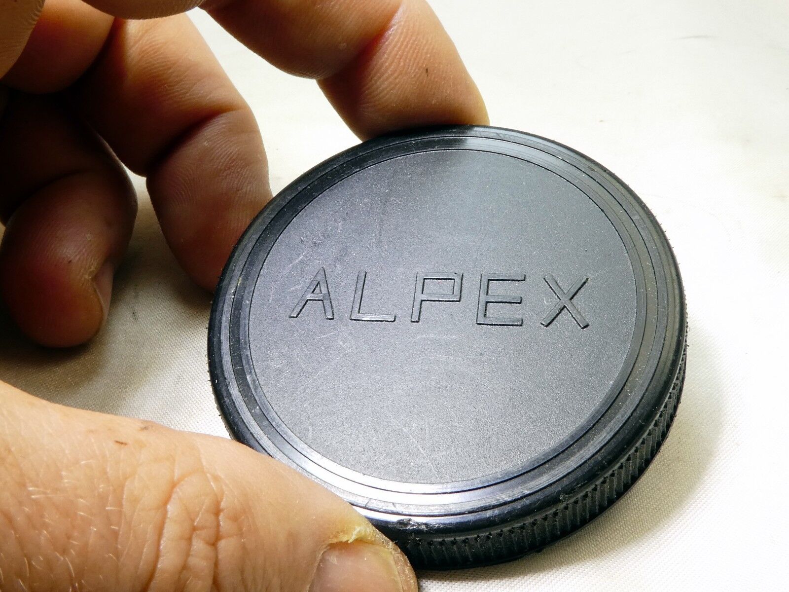 ALPEX front lens cap slip on type plastic 57mm  vintage