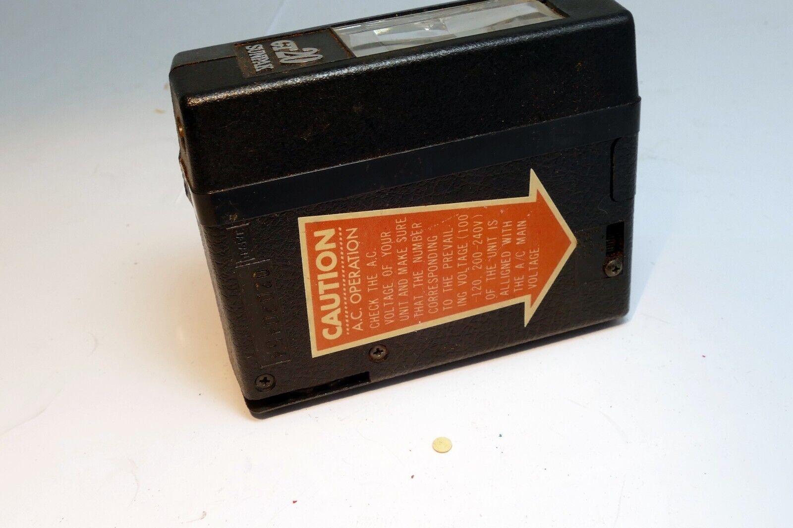 GT 20 Sunpak Camera Flash  - AS IS parts - as found