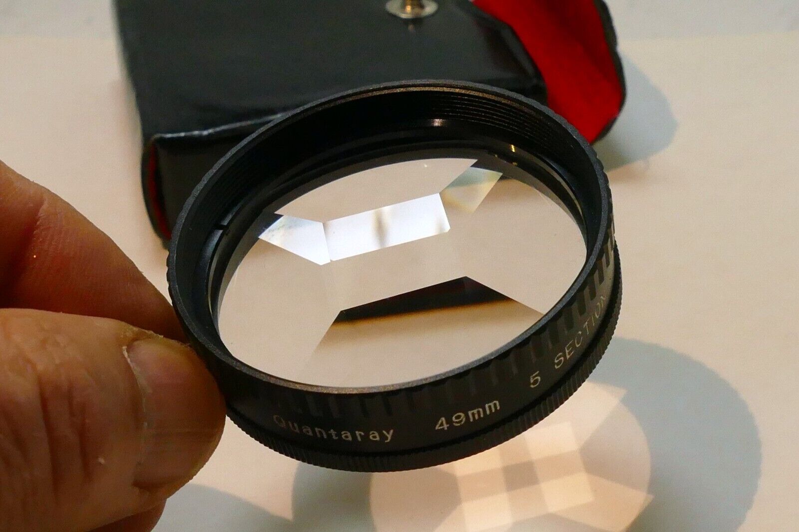 Quantaray  49mm Lens Filter 5 Section special effect multi-vision image