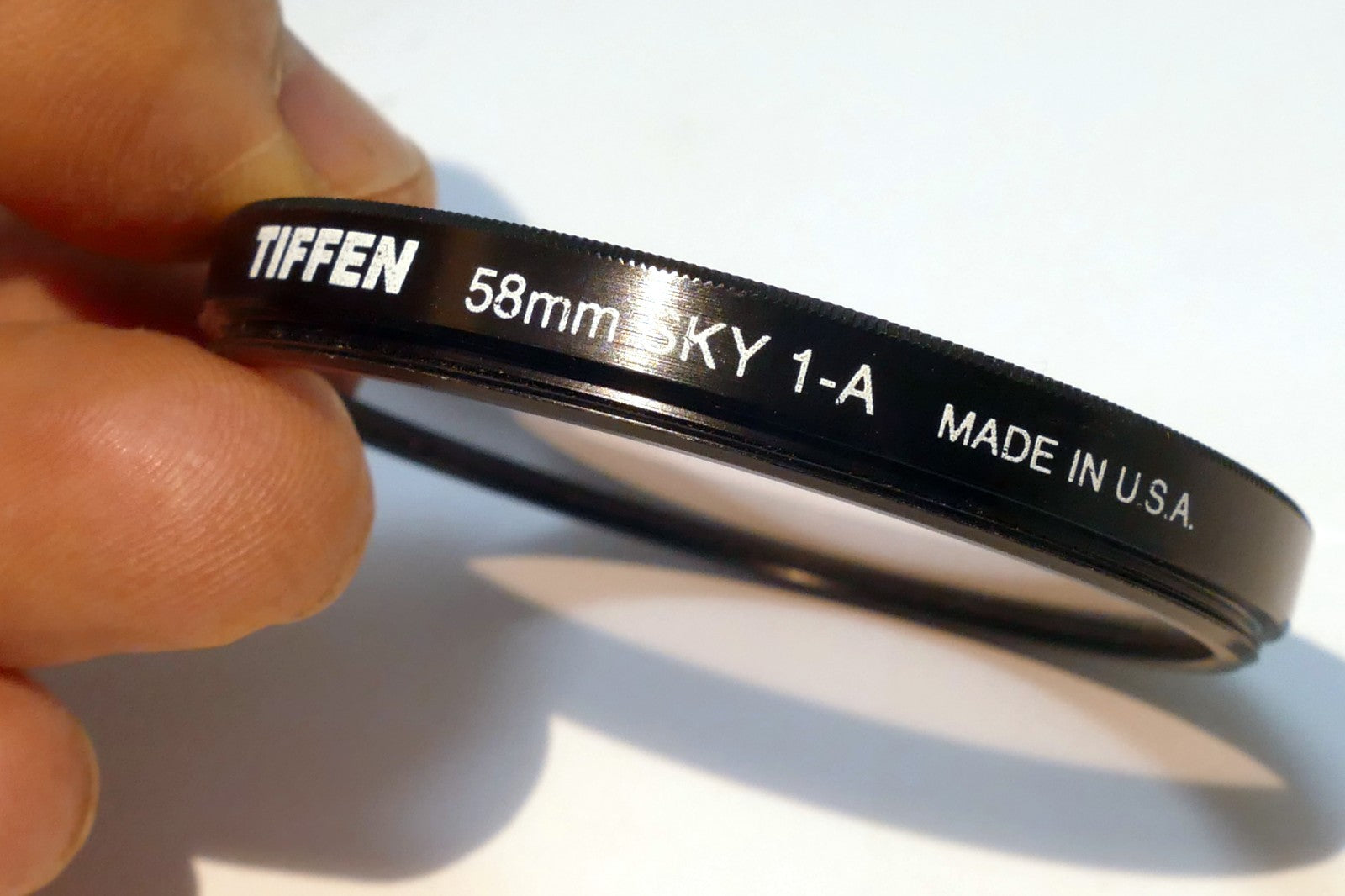 Tiffen 58mm Skylight (1A) sky Filter made in USA -  near mint condition