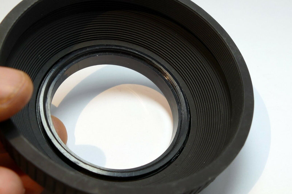 58mm rubber Lens Hood Shade collapsible double threaded short