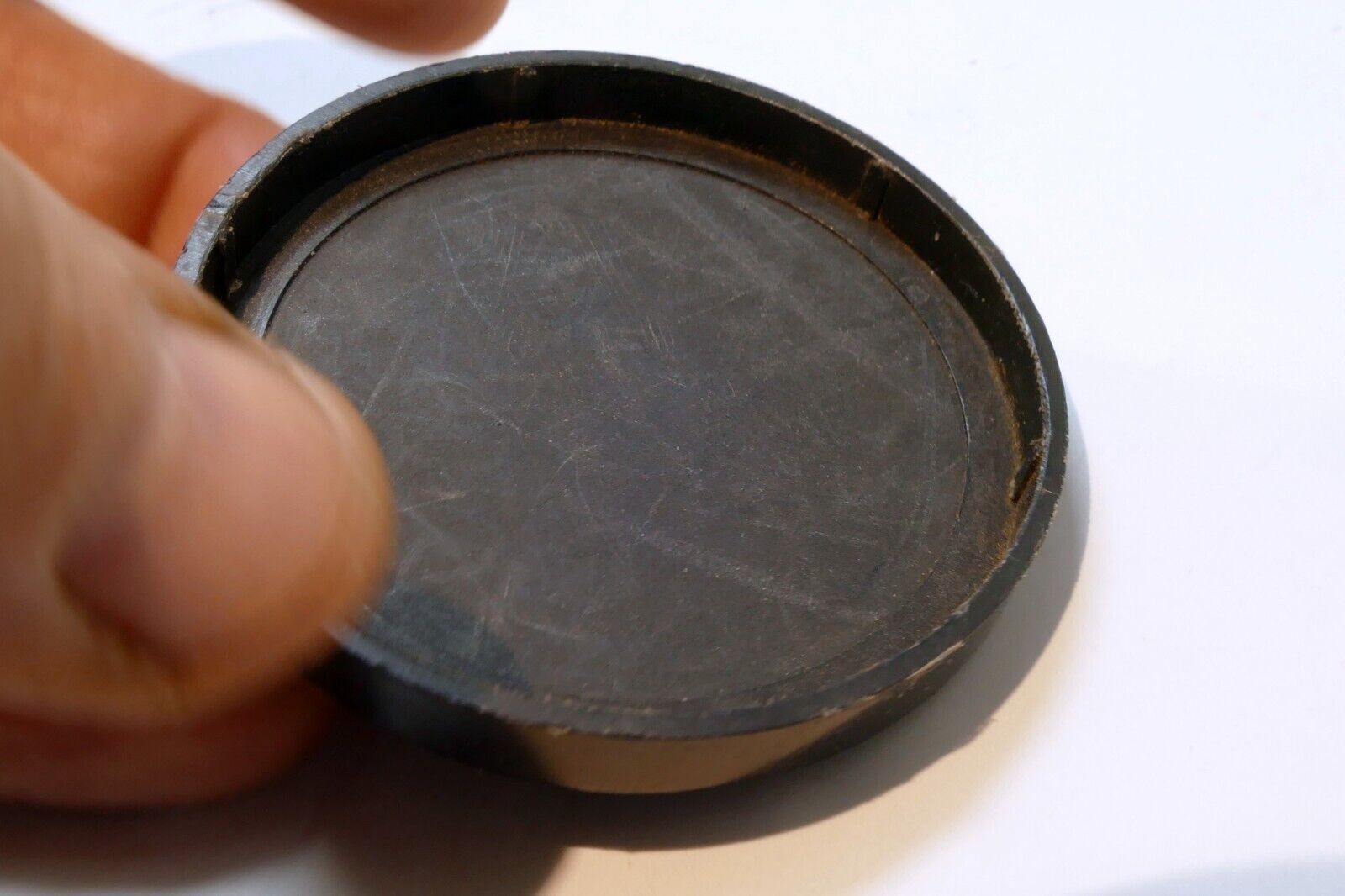 Plastic Front Lens Cap Konica 55mm rim slip on type 24mm f2.8 Hexar AR 21mm