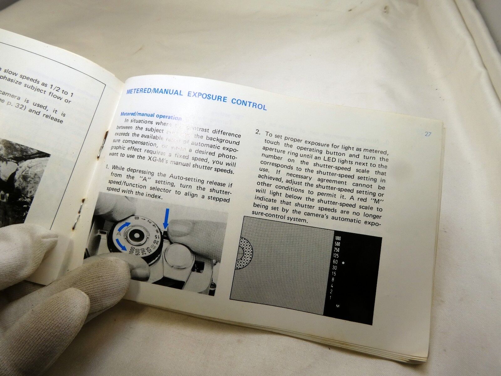 Minolta XG-M camera Instruction Guide Manual English