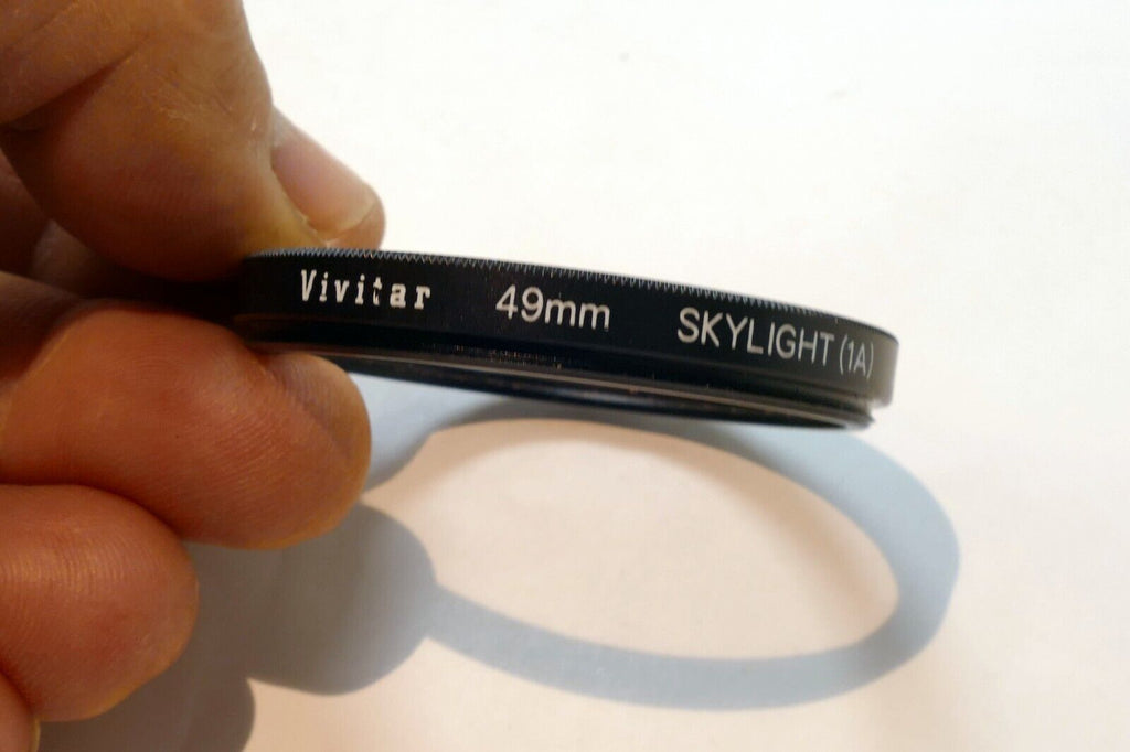 Vivitar 49mm Lens Filter Skylight Sky 1A