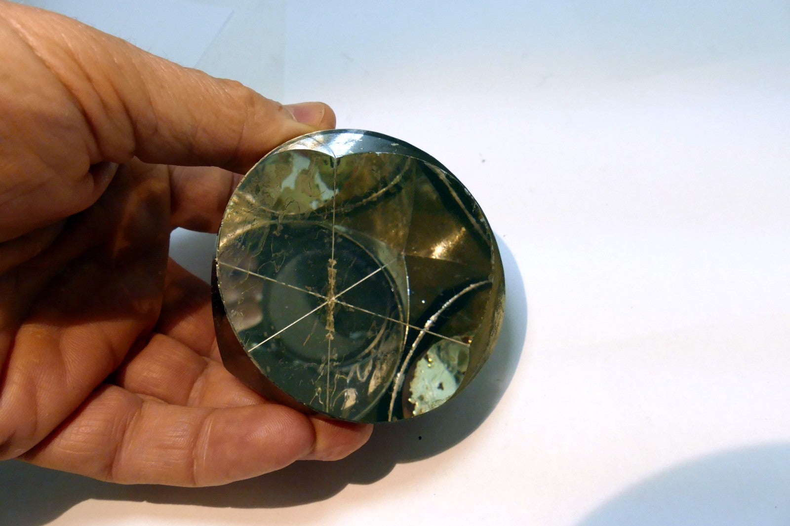 POMCO 2.8" OD Round 90 degree prism corner cube