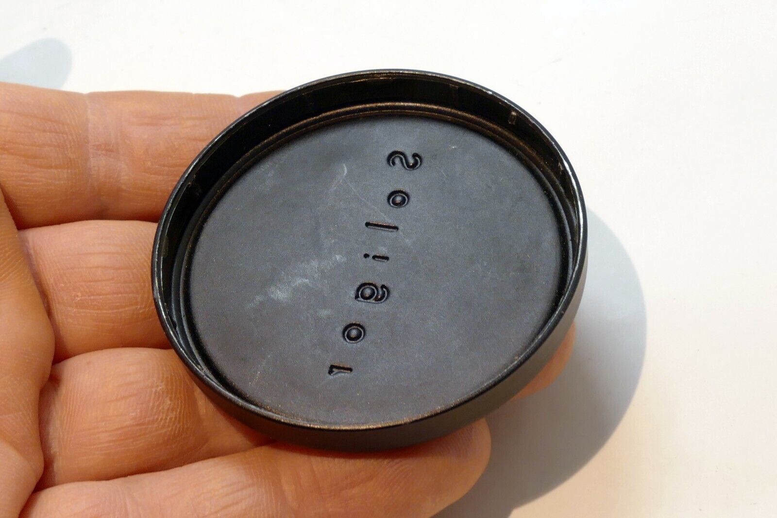 Soligor Front lens Cap for T2 lens 54mm metal slip on over the lens hood