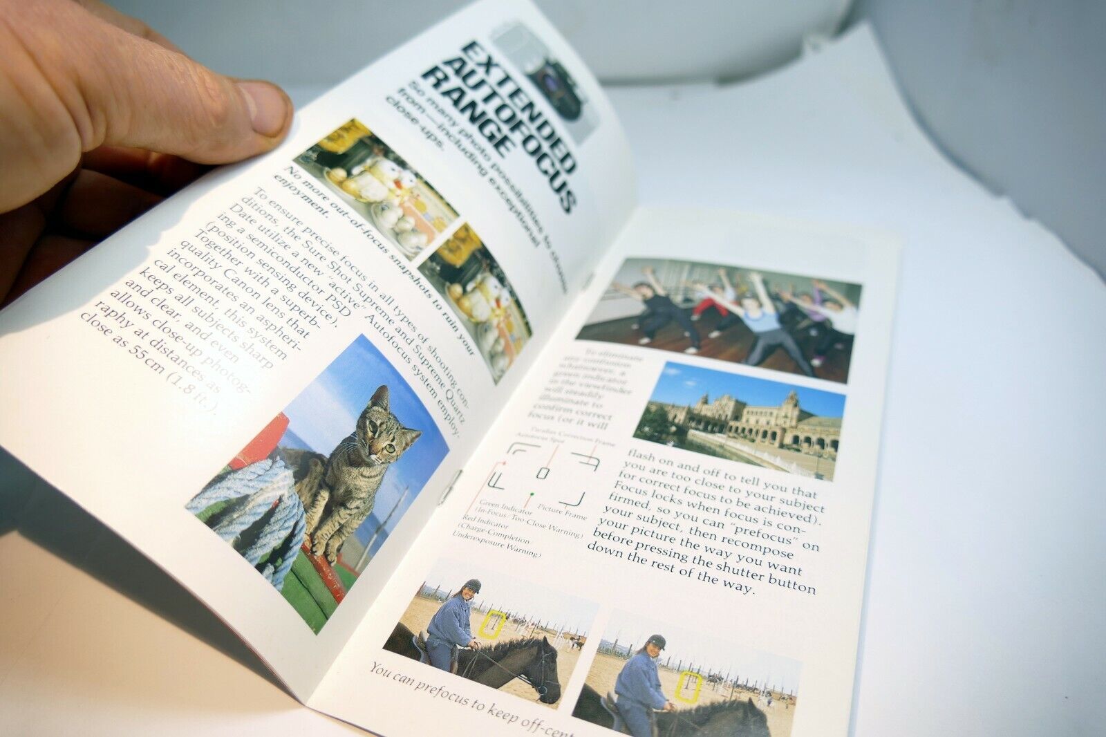 Canon Sure Shot Supreme camera Sales Brochure Guide English 1986