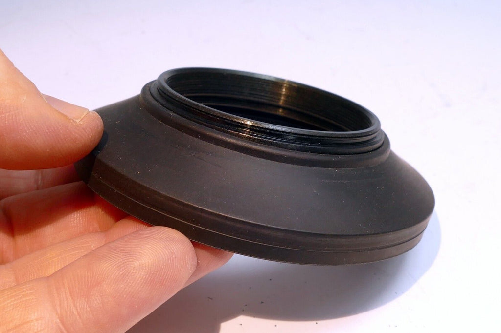 55mm Rubber  Lens Hood Shade Single threaded for wide angle 28mm f3.5