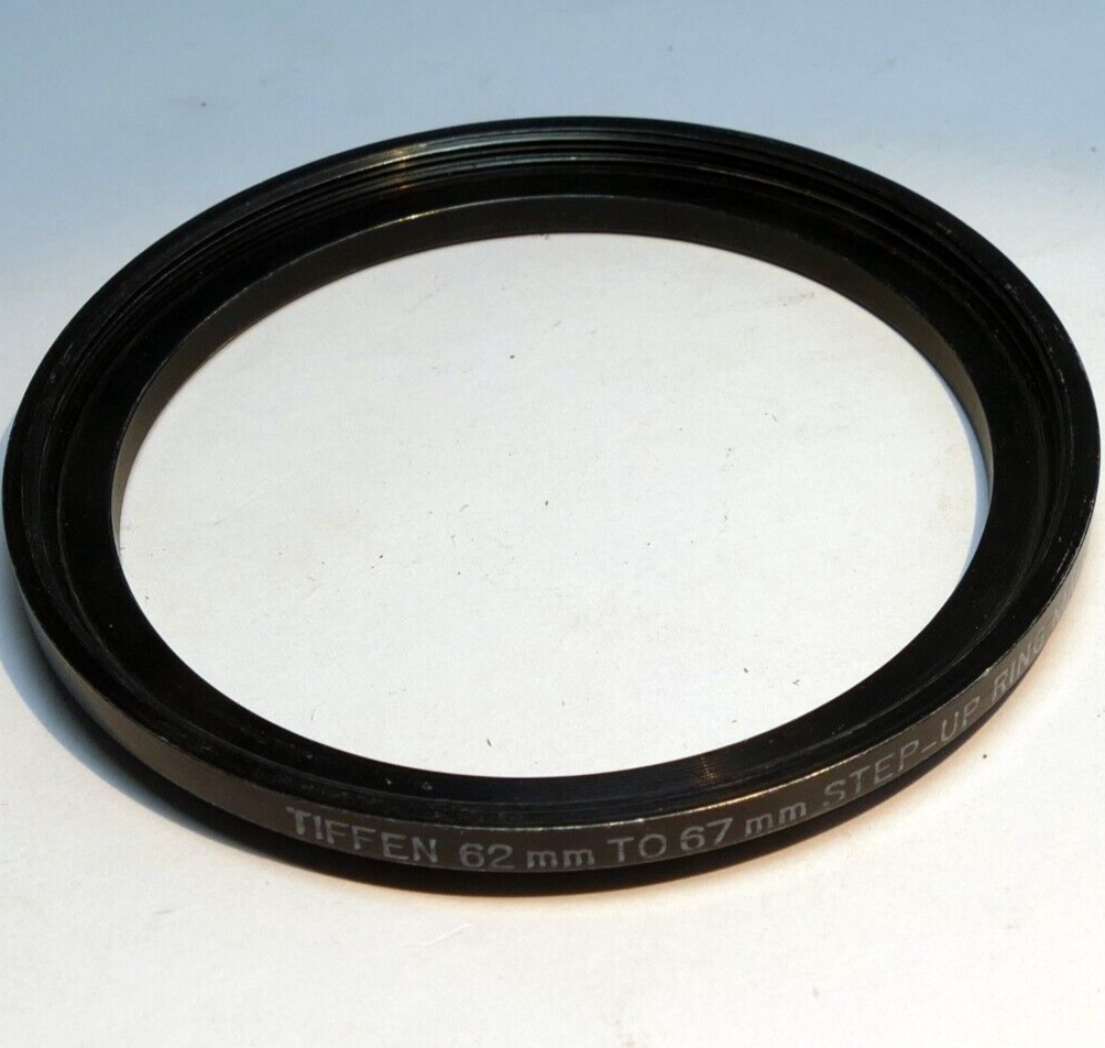 Ring adapter 62mm step-up to 67mm  ring for 8 VIII 66.6mm holder Tiffen USA