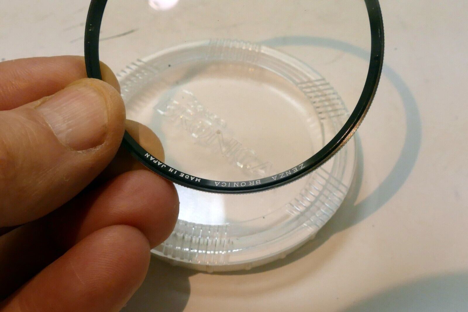 Bronica UV Series 8 Lens Filter Drop in type SL39 63.5mm Zenza - Genuine OEM S2A