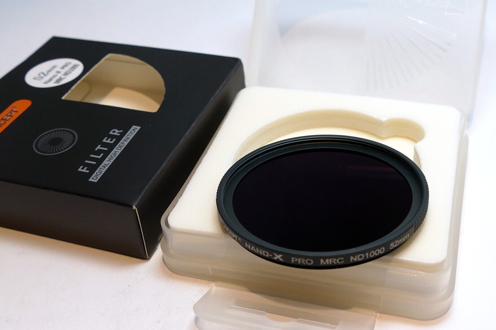 52mm K&F Nano X ND 1000 3.0 10 Stop Neutral Density Lens Filter IR Multi-Coated