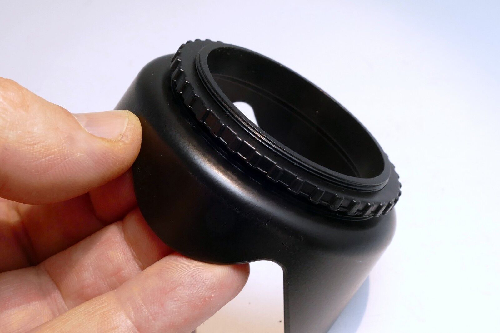 55mm OD Lens Hood Shade  threaded  plastic 18-55mm