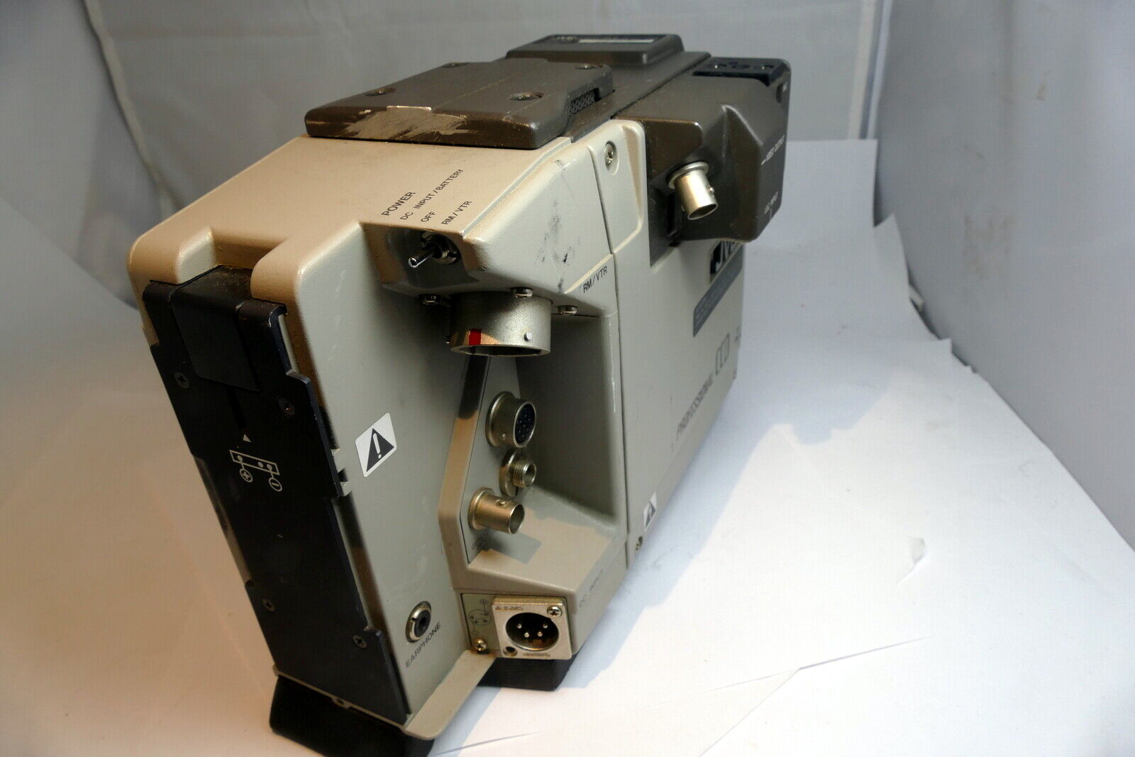 JVC BY-10U CCD Camcorder Video Camera  - NAVY Property ONI - AS IS PARTS REPAIR