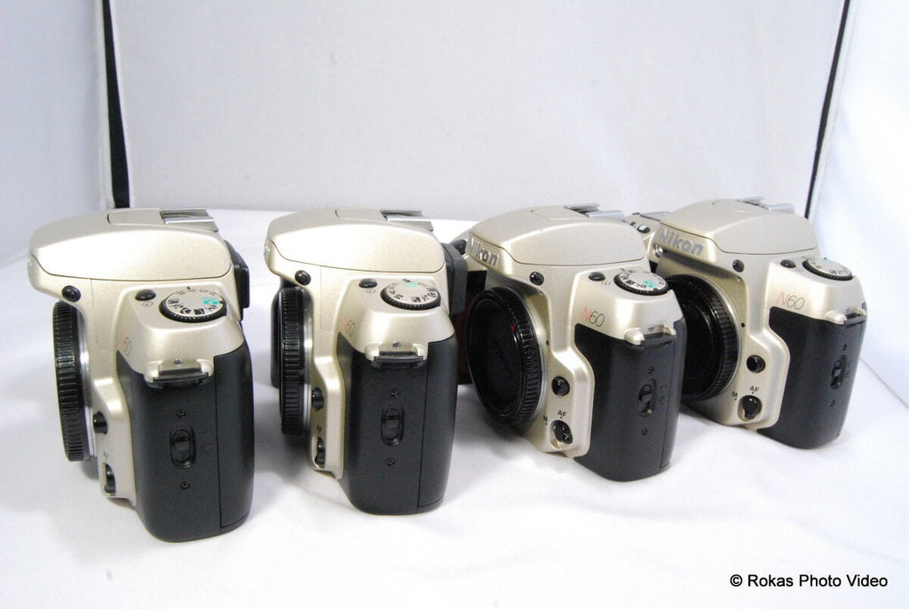 Used Nikon N60 Camera Body Only (Sold Seperately) SN 2559912, 2129320, 2416932,