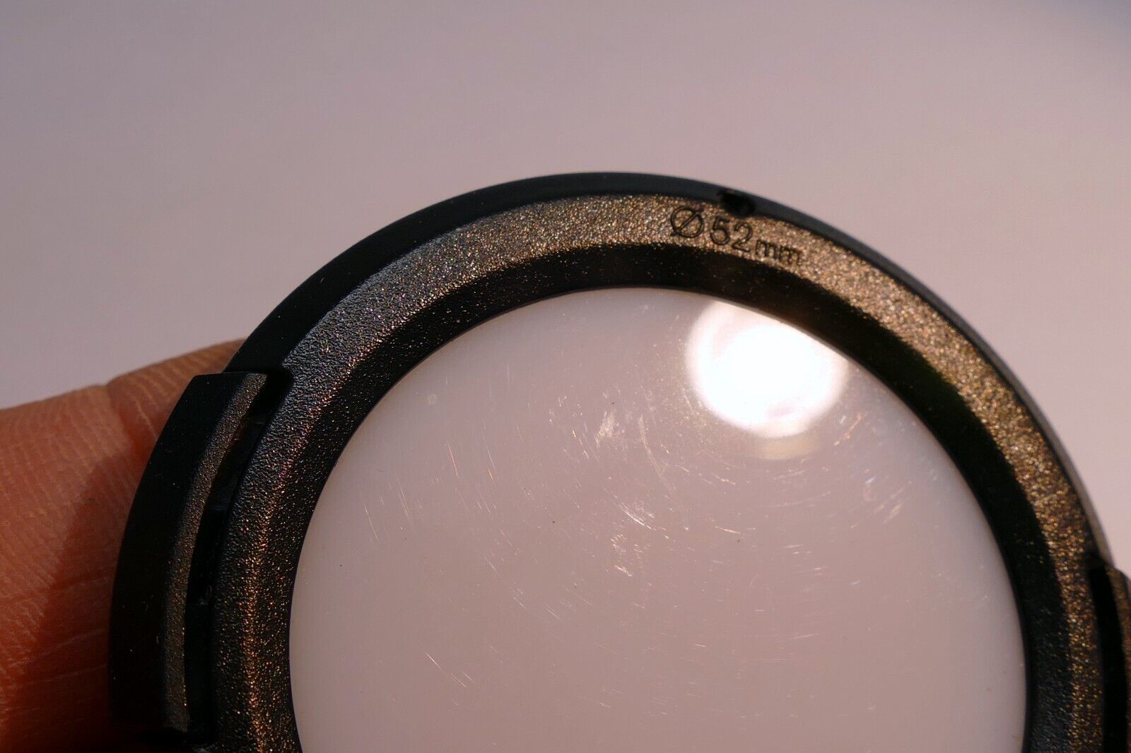 Promaster 52mm snap on type Lens Front Cap white balance translucent