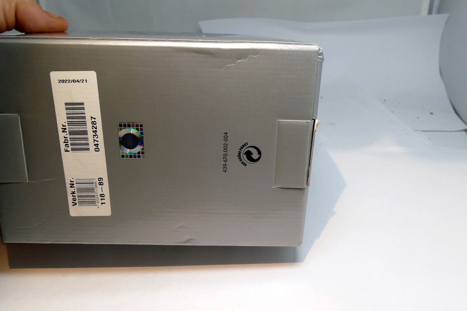 Empty Box for  Apo-Telyt-M 135mm f3.4 11889  lens  (Box only )