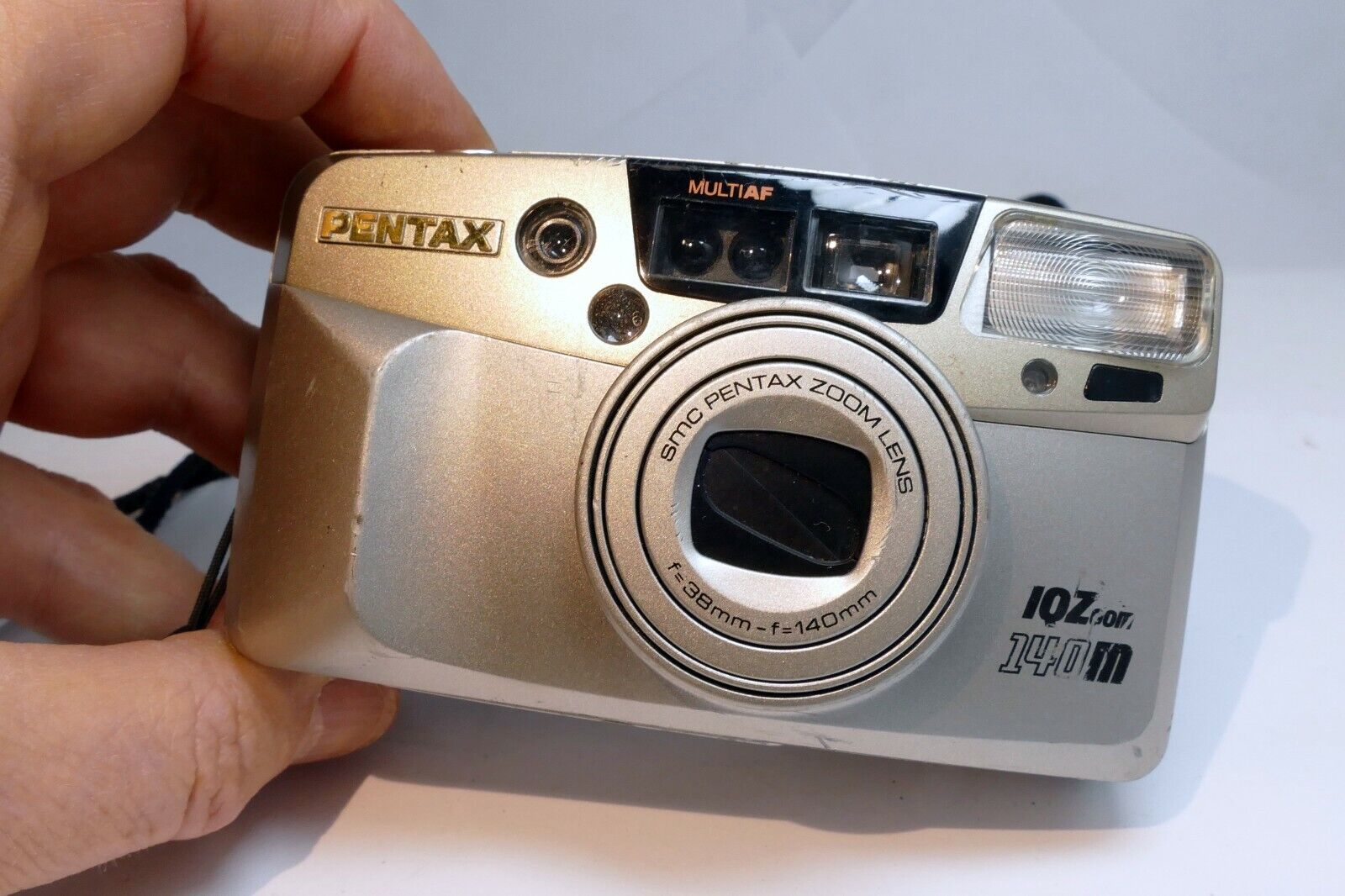 Pentax IQ Zoom 140M 35mm camera - untested  -  for parts AS IS
